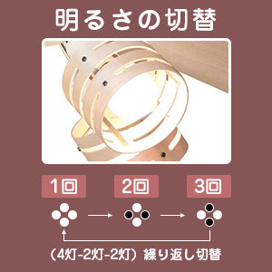 送料無料(日本国内発送) シーリングファンライト 照明 リバーシブル リモコン式 LED対応E26 省エネ 風量調節 天井照明 天井ファン 冷暖房効果 日本語説明書付き ホワイトナチュラル