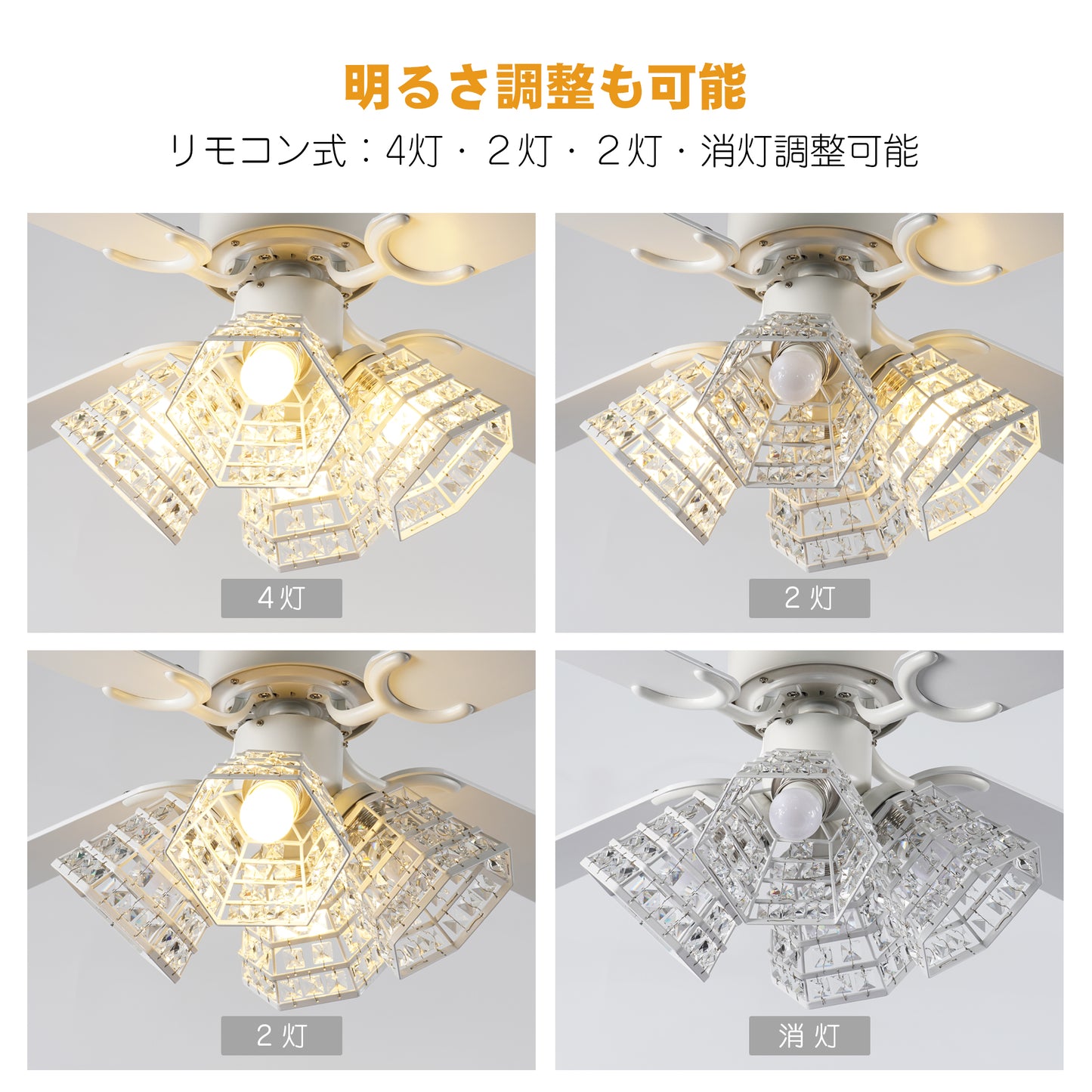 送料無料 シーリングファンライト 天井照明 リモコン式 LED電球対応 口金E26 省エネ 風量3段階 長寿命 冷暖房効果 ブラック
