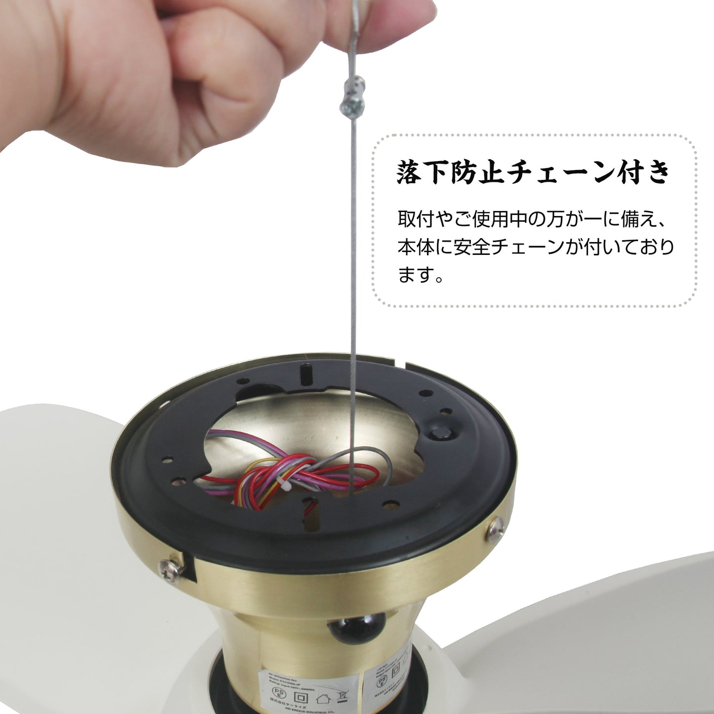 Parrot Uncle シーリングファンライト 照明 ファン 小型3枚羽根 LEDチップ内蔵 3ブレードスタイル DCモーター 天井照明 照明器具 省エネ 3羽根 吹き抜け リモコン付き 調光・調色 おしゃれ (ゴールド)