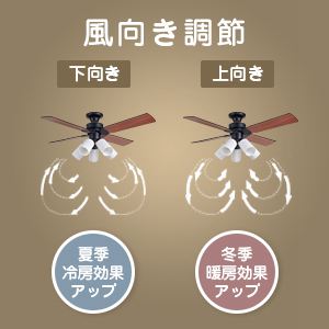 送料無料　シーリングファンライト 5灯タイプ 照明 リバーシブル リモコン式 LED対応 インテリア照明　ブラック【日本国内発送 即日出荷】